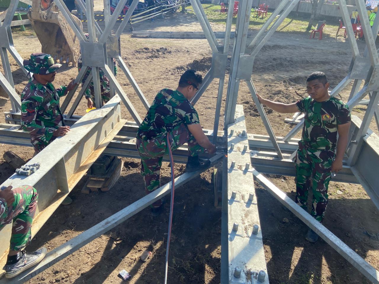 Kodam Iskandar Muda, bersama dengan TNI Angkatan Darat, telah menurunkan berbagai personel dan sumber daya untuk memastikan kelancaran pekerjaan ini.