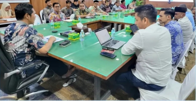 Kadis Syariat Islam Aceh Dampingi Sekda Aceh dalam Audiensi dengan KPI Aceh