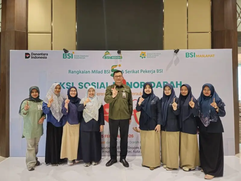 Milad ke-5, BSI Aceh Berbagi Kebahagiaan Lewat Donor Darah Serentak