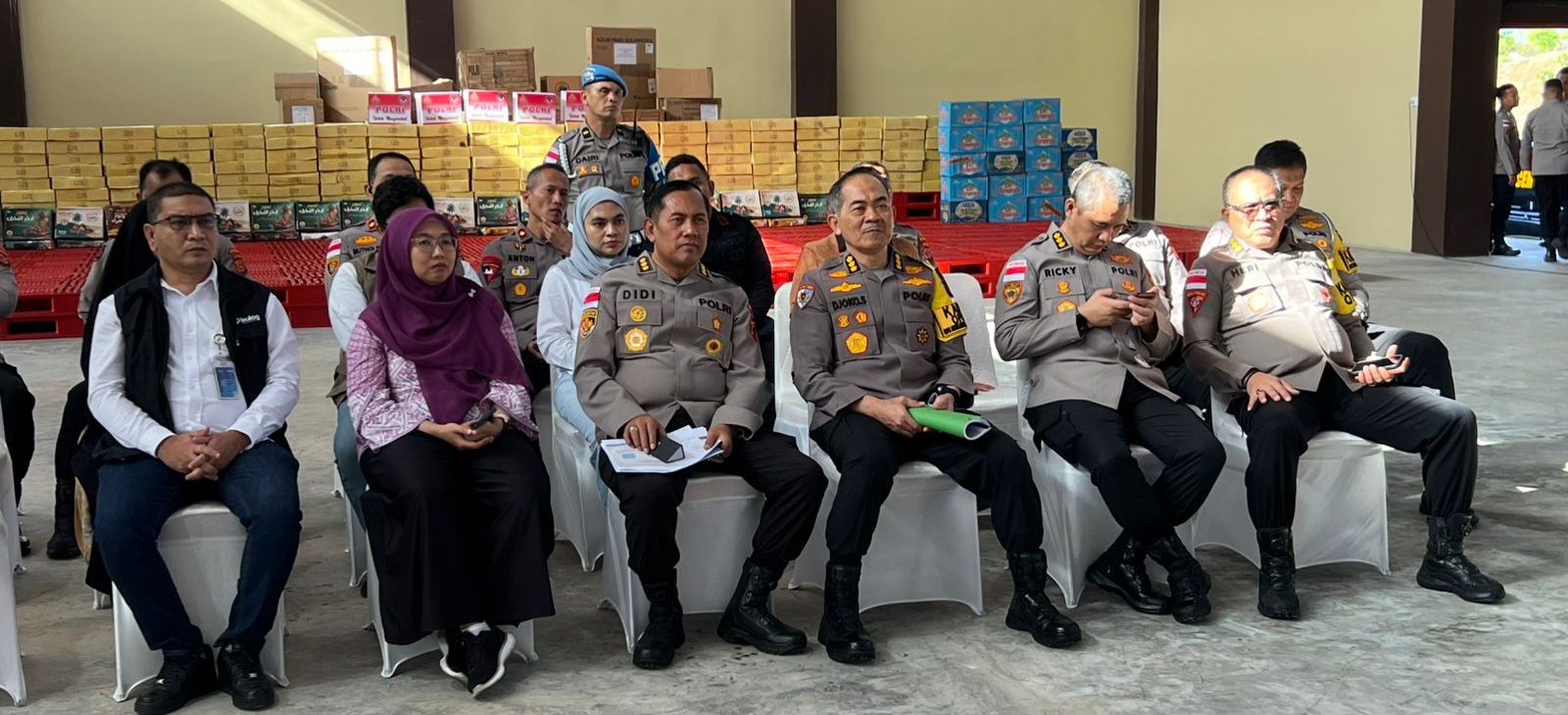 Irwasda Polda Aceh Hadiri Peresmian SPPG dan Gudang Ketahanan Pangan Polri oleh Presiden Prabowo Secara Virtual