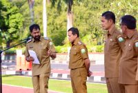 Pemerintah Aceh raih Indeks RB 82,73 A- di 2025, naik dari 79,69 BB, dengan kinerja pelayanan & digitalisasi di atas 90%, Rabu 03 Juni 2026.