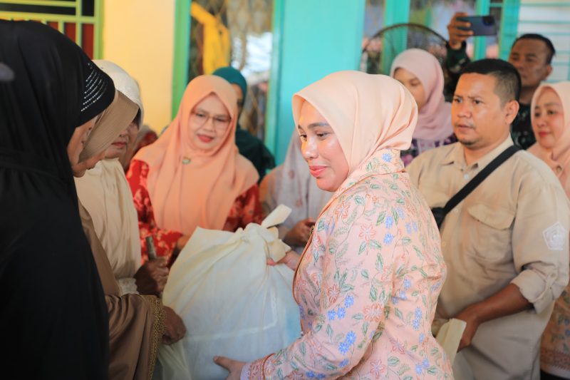 DWP Aceh salurkan bantuan ke 60 lansia korban kebakaran Lhokseumawe dan edukasi gizi anak di TK Pembina, Jum'at 05/06/2026.