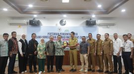 Sekda Aceh M. Nasir terima kunjungan kerja BAM DPR RI di Kantor Setda Aceh, Senin 8/6/2026, untuk bahas penyelesaian sengketa warga eks Blang Lancang-Rancong Lhokseumawe. 
