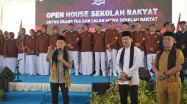 Wagub Fadhlullah & Mensos Saifullah Yusuf tinjau Sekolah Rakyat Aceh Besar, tegaskan komitmen dukung pendidikan gratis bagi anak miskin, Senin 08/06/2026.