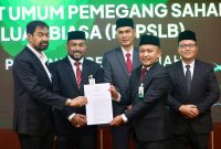 Sekda Aceh Muhammad Nasir ditetapkan jadi Komisaris Utama Bank Aceh Syariah 2026–2030. RUPSLB juga sahkan Komisaris Independen Faisal & Direktur Bisnis Erwin Konadi, disetujui OJK, Selasa 23/06/2026.