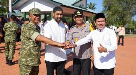 Kapolda Aceh Irjen Pol Marzuki Ali Basyah pastikan keamanan & kenyamanan investasi di Aceh saat rapat migas Blok Andaman di Kantor Gubernur, Selasa 23/6/2026.