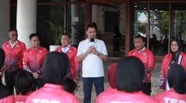 Sekda Aceh M. Nasir resmi lepas kontingen Taekwondo Setda Aceh (TSA) menuju Sumatera Utara untuk National Taekwondo Championship 2026, Rabu 24/06/2026 di Lobi Setda Aceh. 