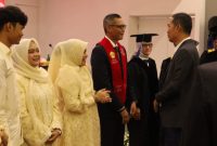 Sekda Aceh M. Nasir, S.IP., MPA menghadiri Sidang Terbuka Promosi Doktor Ir. H. T.A. Khalid, M.M di Gedung Pascasarjana FISIP Universitas Padjadjaran Bandung, Sabtu 27/6/2026.