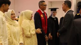 Sekda Aceh M. Nasir, S.IP., MPA menghadiri Sidang Terbuka Promosi Doktor Ir. H. T.A. Khalid, M.M di Gedung Pascasarjana FISIP Universitas Padjadjaran Bandung, Sabtu 27/6/2026.