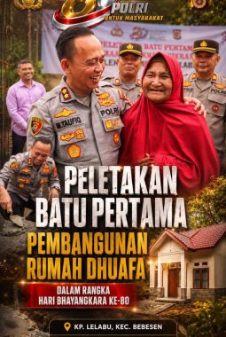 Peringatan Hari Bhayangkara ke-80, Kebahagiaan Maimunah Terwujud Lewat Rumah Layak Huni dari Polres Aceh Tengah