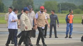 Gubernur Aceh Muzakir Manaf menyampaikan apresiasi kepada Presiden Prabowo Subianto atas peresmian Bendungan Keureuto di Aceh Utara dan Bendungan Rukoh di Pidie, Jumat 10/7/2026. 