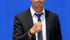 Riskan Fitra Reje (Kepala Desa) Bahgie Bertona.(Dok: Ist)