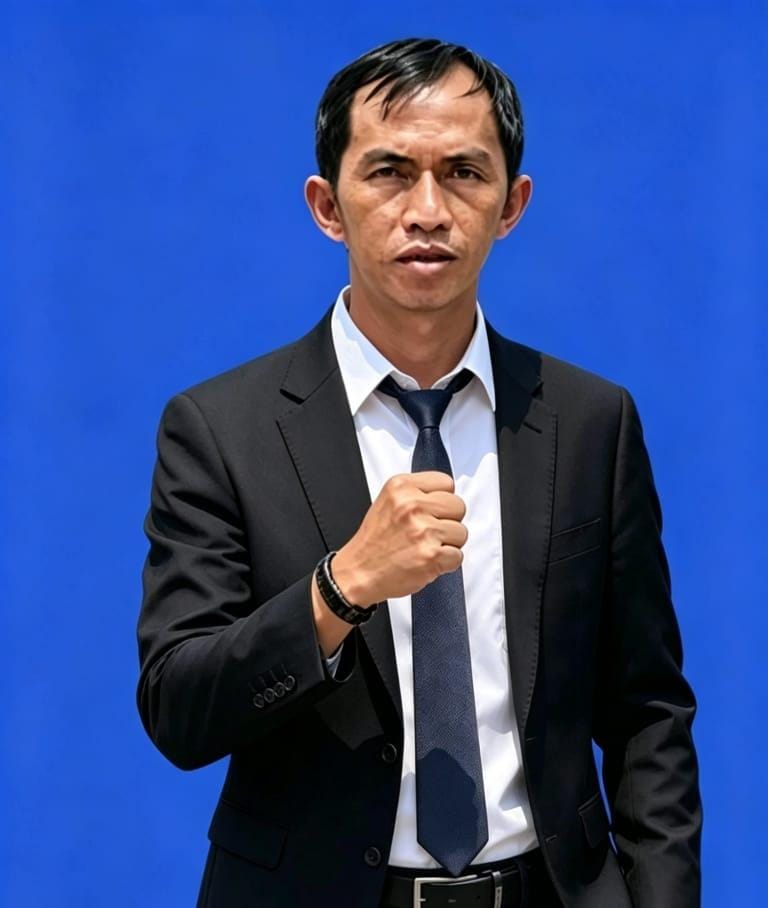 Riskan Fitra Reje (Kepala Desa) Bahgie Bertona.(Dok: Ist)