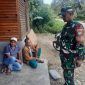 Koptu Armaya, saat melaksanakan komunikasi sosial bersama warga, Selasa (28/7/2026).Foto.dok:Ist