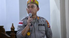 Kapolres Aceh Tengah AKBP Muhamad Taufiq, S.I.K., M.H. memberikan imbauan kamtibmas kepada jamaah usai Safari Subuh Rabu Berkah di Masjid Babussalam, Kecamatan Bebesen, Rabu (29/7/2026).foto.Dok:Ist