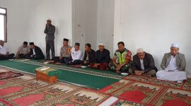 Prosesi pengukuhan Imam Kampung Bahagie Bertona periode 2026–2031 di Kecamatan Bandar, Kabupaten Bener Meriah, Rabu (29/7/2026), dihadiri unsur pemerintah, aparat, dan tokoh masyarakat setempat.foto.Dok:Ist