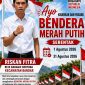 Riskan Fitra (Reje) Kampung Bahagie Bertona menyerukan pemasangan Bendera Merah Putih secara serentak selama bulan Agustus 2026.Foto.Dok: Ist