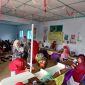 Babinsa Koramil 01/Bandar Sertu Sugianto,hadiri posyandu di Desa Jadi Sepakat 