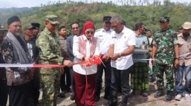 Dandim 0106/Aceh Tengah Letkol Czi Rudy Haryanto hadiri peresmian jembatan Bailey, (2/9/2026).foto.dok:Ist
