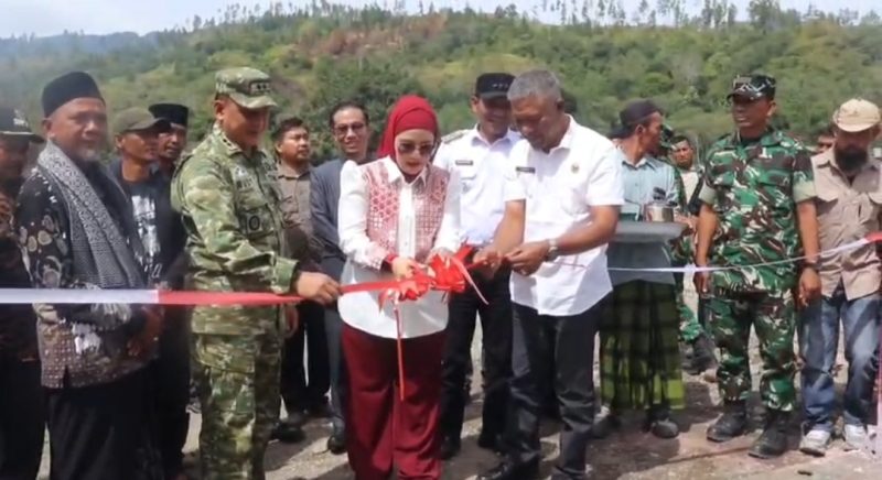 Dandim 0106/Aceh Tengah Letkol Czi Rudy Haryanto hadiri peresmian jembatan Bailey, (2/9/2026).foto.dok:Ist