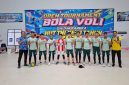 Tim bola voli berfoto bersama sebelum mengikuti Open Tournament Bola Voli dalam rangka memperingati HUT ke-81 TNI Tahun 2026.dok:Ist